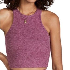 Beyond Yoga Women's Rose Racerback Crop Tank Top Size Medium
